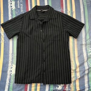 Tony Hawk Mens S Striped Button up